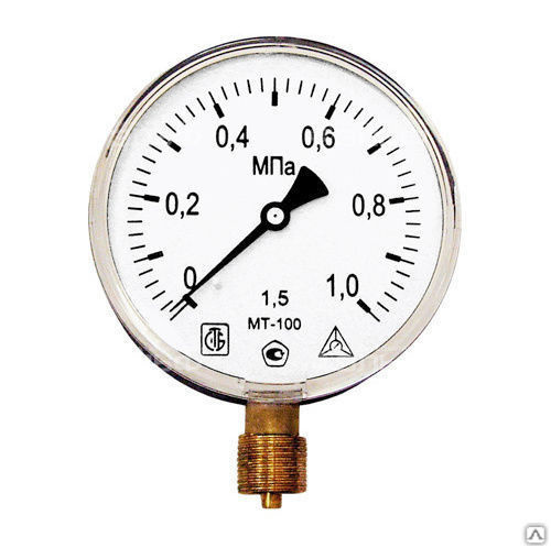 Манометр МТП-100 Ру1 МПа М20х1,5 G1/2\", цена в Самаре от компании АРМА