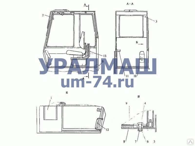 Правильно установить кабины. Отопитель кабины кс-35714. кс-35714.00.000 рэ. каркас кабины кс477. установка кабины раскат.
