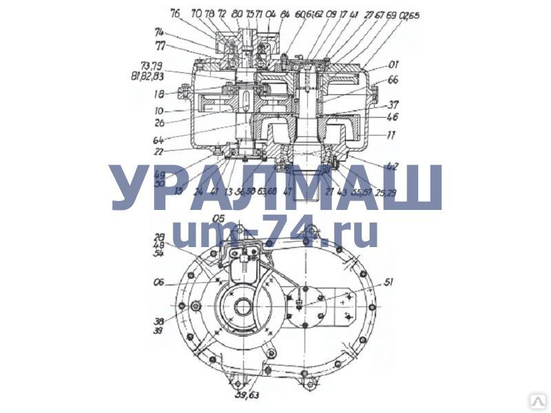 Редуктор у3515 чертежи