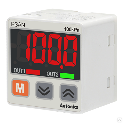 Датчик давления газов 0.0~-100.0kPa, RC1/8 (вн.), 12-24VDC PSAN-01CA-RC1/8