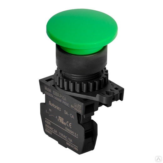Кнопка " Пуск" зеленая S2BR-P1GA (1н.о)