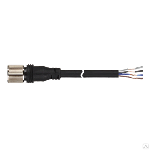 Разъём М8х1 4pin, кабель 2 м с одним прямым разъёмом CID408-2