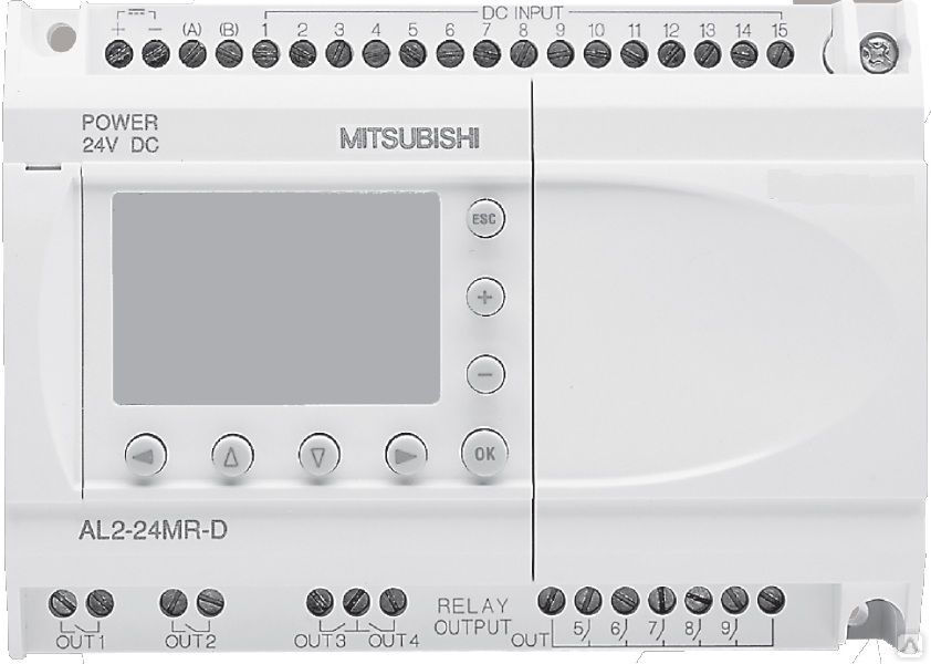 Программируемый контроллер Mitsubishi Electric AL2-24MR-D