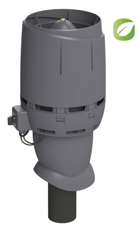 Кровельный вентилятор VILPE ECo110P/500 FLOW для биотуалетов и удаления почвенного газа радона 5