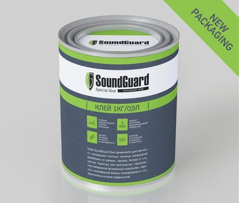 Клей для звукоизоляции SoundGuard универсальный контактный 1 л