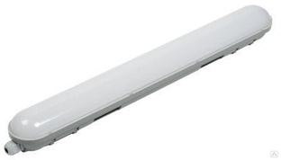 Светильник светодиодный ДСП 1305 18Вт 6500К IP65 600мм серый пластик IEK ДСП-18вт 1440Лм (аналог ЛСП-2х18) арт. LDSP0-1305-18-6500-K01