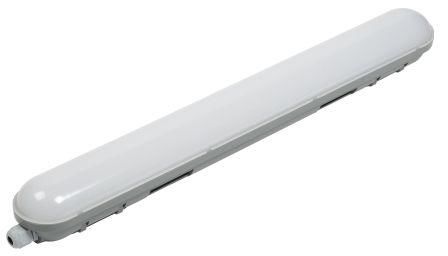 Светодиодный светильник ДСП 1304 18Вт 4500К IP65 600мм серый пластик промышленный линейный IEK LDSP0-1304-18-4500-K01