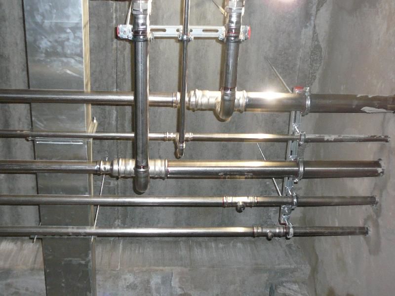 Трубопроводная система из стальных труб