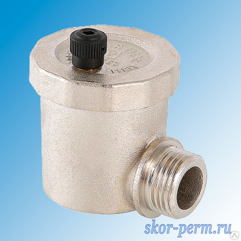 Воздухоотводчик автоматический 1/2" (Ду15) VALTEC угловой, колпачок ...