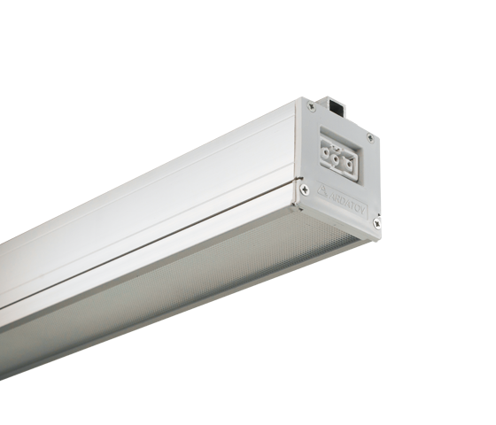 Светодиодный подвесной светильник ДСО45-50-102 Liner M HE 840 1121147102 ДСО-47w IP65 линейный офисно-торговый прозрачны