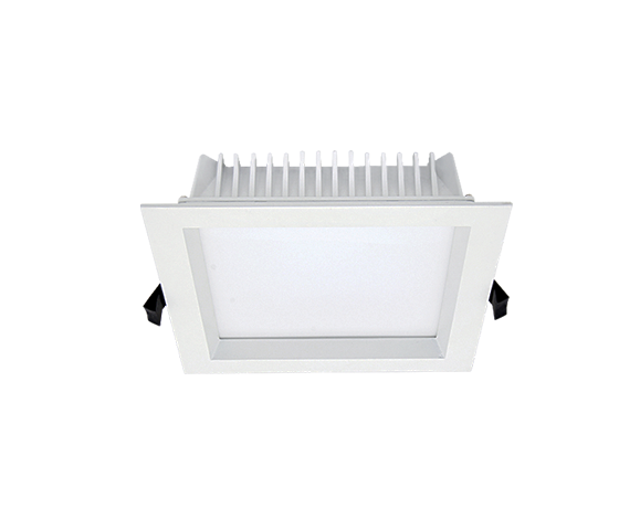 Встраиваемый LED светильник ДВО34-25-001 DLK 840 квадрат АСТЗ 1174425001 белый IP20 Downlight офисный потолочный