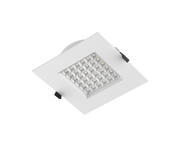 Встраиваемый LED светильник ДВО55-25-001 DLQ 840 квадрат АСТЗ 1205425001 белый офисный Downlight для подвесных потолков