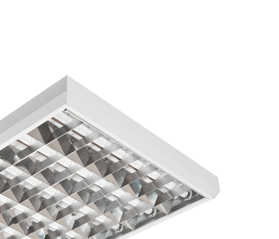 Светильник накладной 600х600 ДПО10-4х11-004 Rastr LED офисный растровый под светодиодную лампу T8 G13 АСТЗ 1030411004