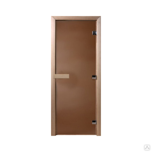 Дверь Бронза матовая 700x1900,6 мм, 2 петли (хвоя) Just a Door 
