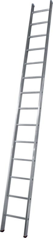 Лестница 1-секционная алюминиевая TOR SC1014 1*14 приставная
