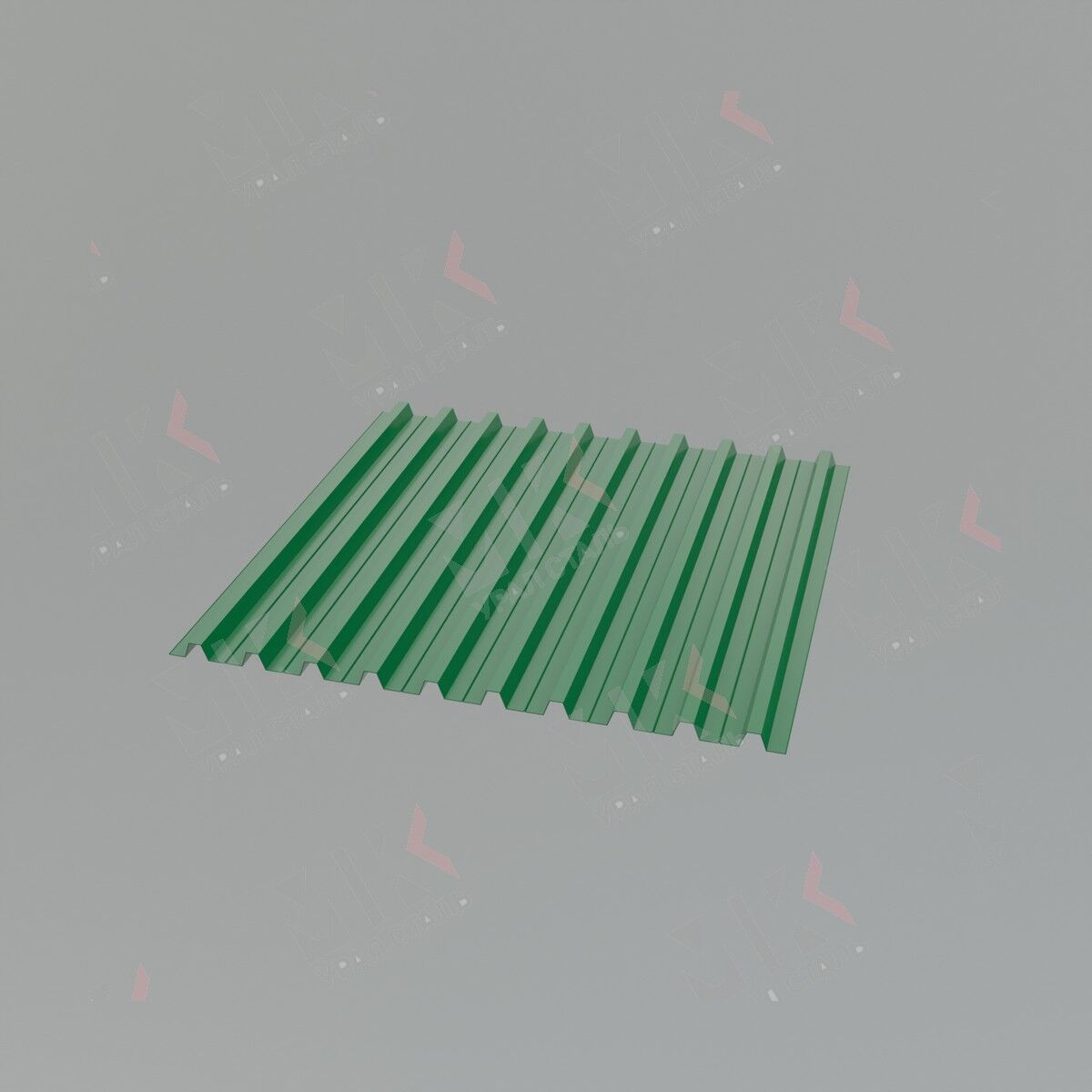Профнастил Н20 RAL 6029 мятно-зеленый 0.5х1135 мм